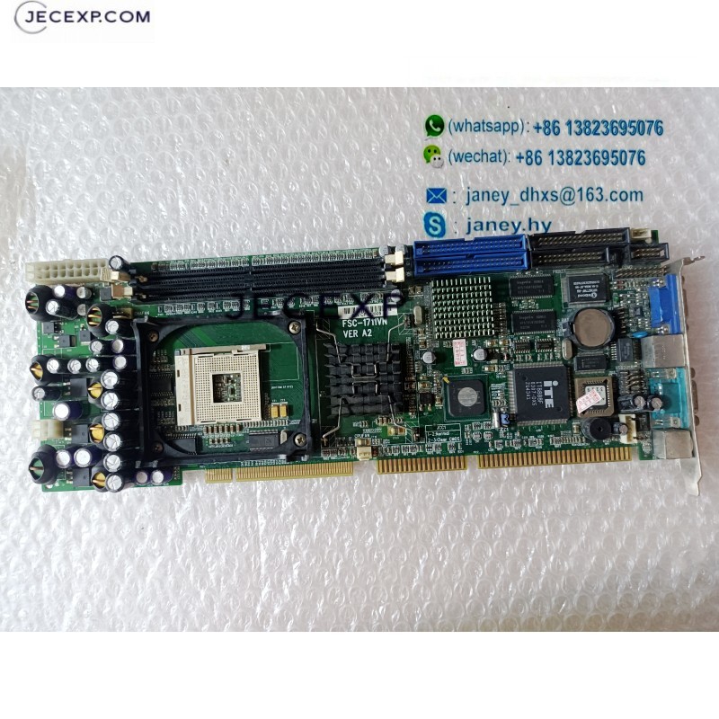 EVOC FSC-1711VN VER A2 industrial motherboard CPU Card tested working