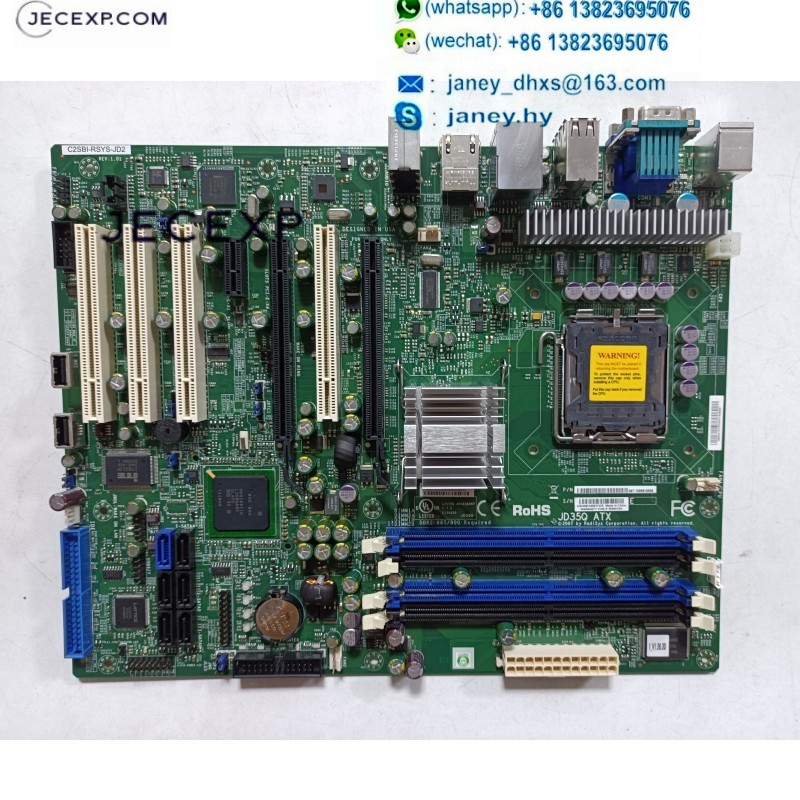 RADISYS C2SBI-RSYS-JD2 JD35Q ATX C2SBI LGA 775 industrial motherboard used