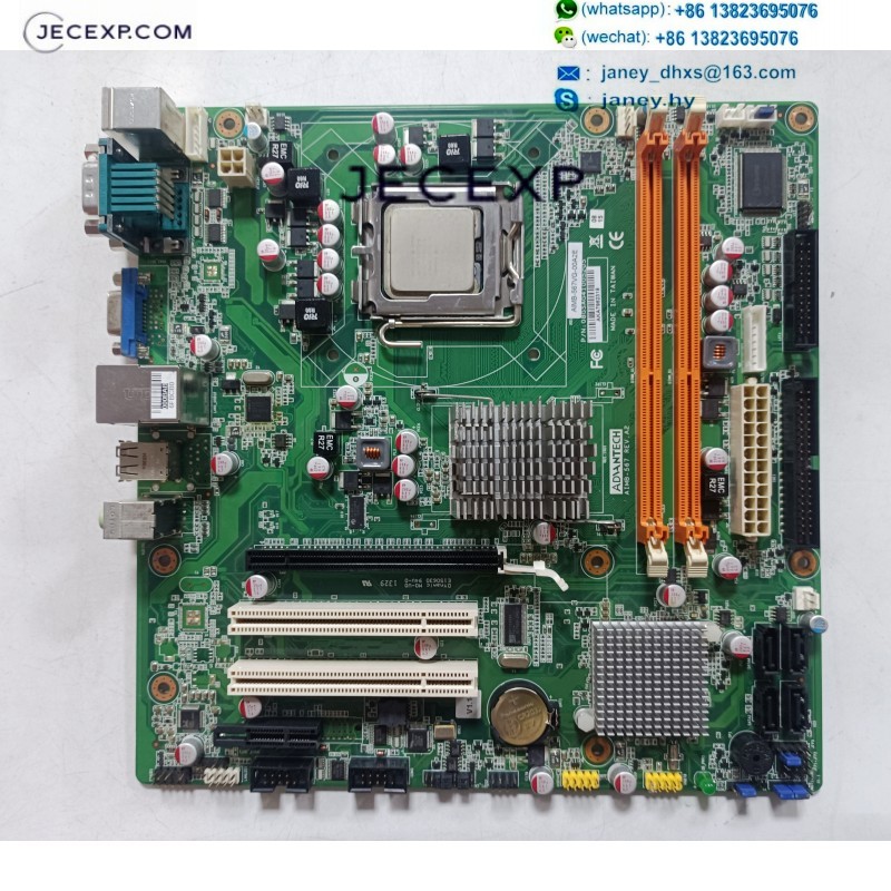 ADVANTECH AIMB-567VG-00A2E AIMB-567 REV.A2 LGA775 mATX Motherboard with Dual VGA DVI DDR3 Single LAN