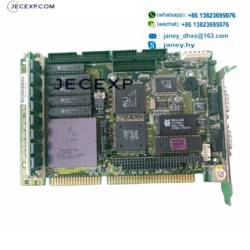 Axiomtek 486/5x86 SBC Ver GC industrial motherboard CPU Card tested working