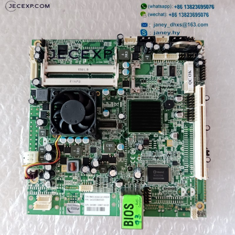 AA5250B428AA WMIX-D52500-DC12 2A525DB05D05 industrial motherboard CPU Card tested working