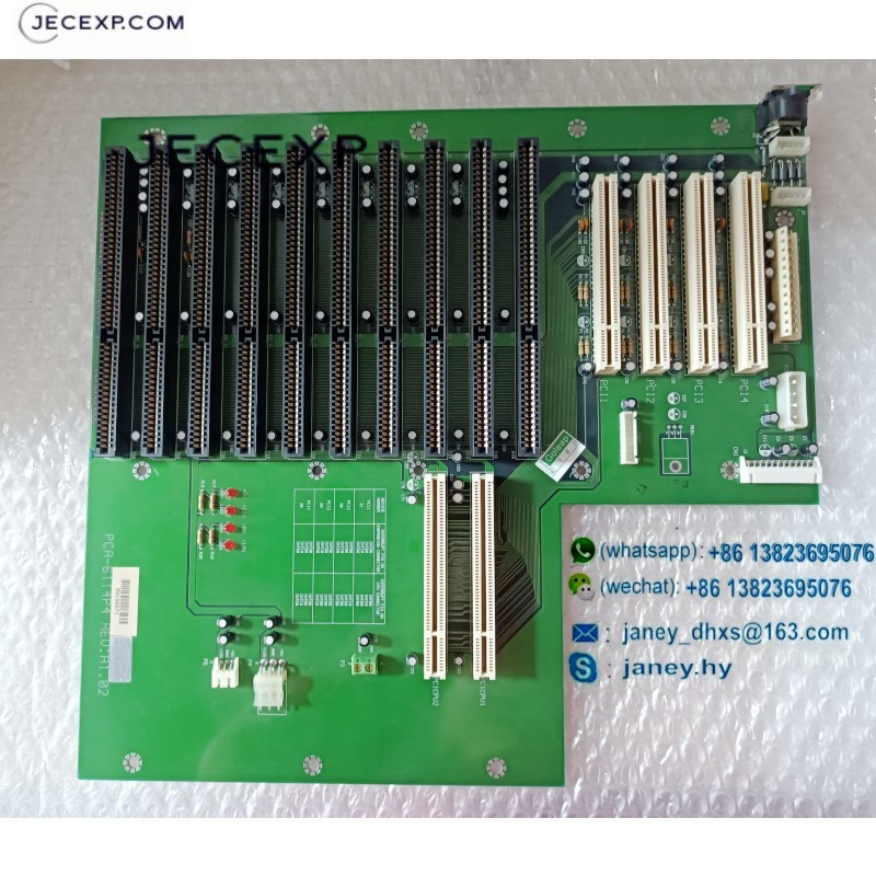 Advantech PCA-6114P4 REV A1.02 industrial backplane board 4xPCI 10xISA tested working