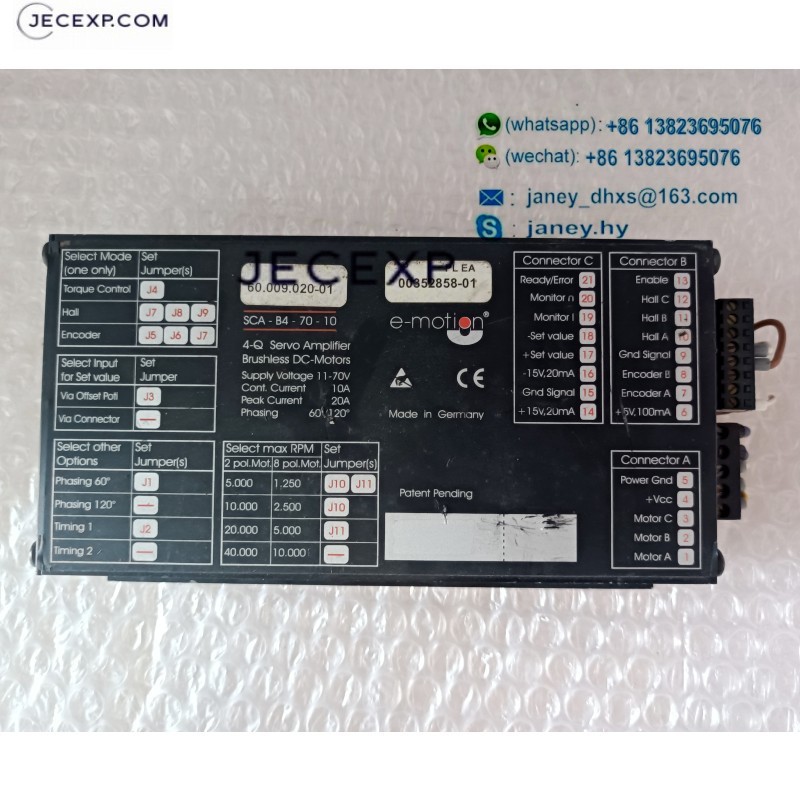 SCA-B4-70-10 servo driver