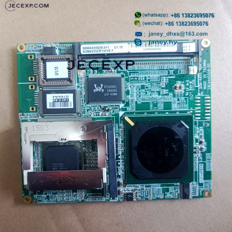 ADVANTECH SOM4455ZR1301E-T SOM4455ZR1201E-T SOM4455ZR1401E-T SOM-4455 REV. A2 19C6445506-01 industrial motherboard CPU Card tested working