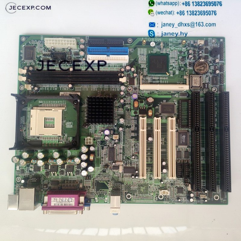 IBASE MB800 MB800V industrial motherboard CPU Card tested working