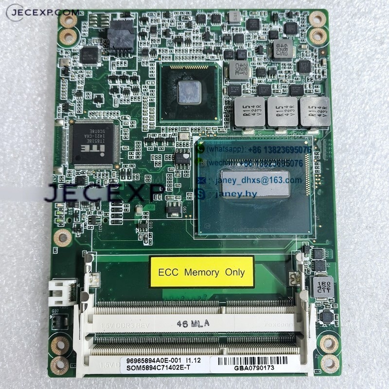 Advantech SOM-5894 REV. B1 19A6589410-01 SOM5894C71402E-T Industrial Motherboard