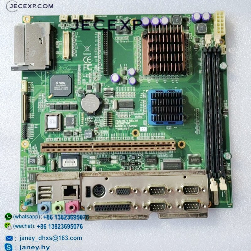 Advantech PCM-9671 REV.A1 industrial motherboard for PPC-L126 used in good condition