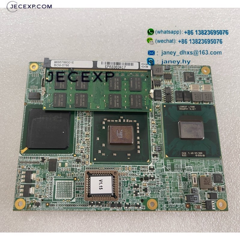 Advantech SOM-5786 Rev. A1 industrial motherboard CPU Card tested working