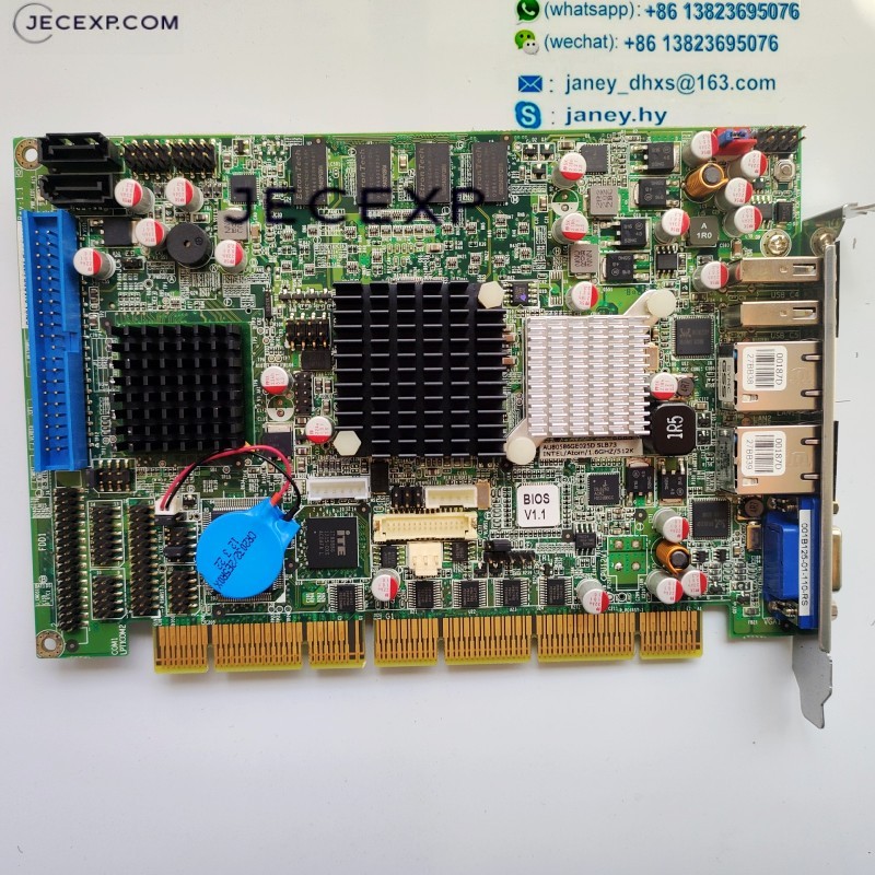 IEI PCISA-945GSE-N270-R11-SAM REV 1.1 industrial motherboard CPU Card tested working