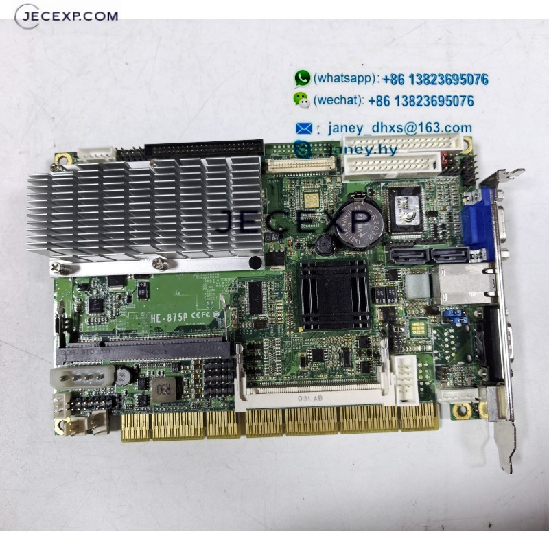 COMMELL HE-875P Half-size Single Board Computer DDR2 all-in-one 945GSE Chipset PISA CPU Card Motherboard Tested