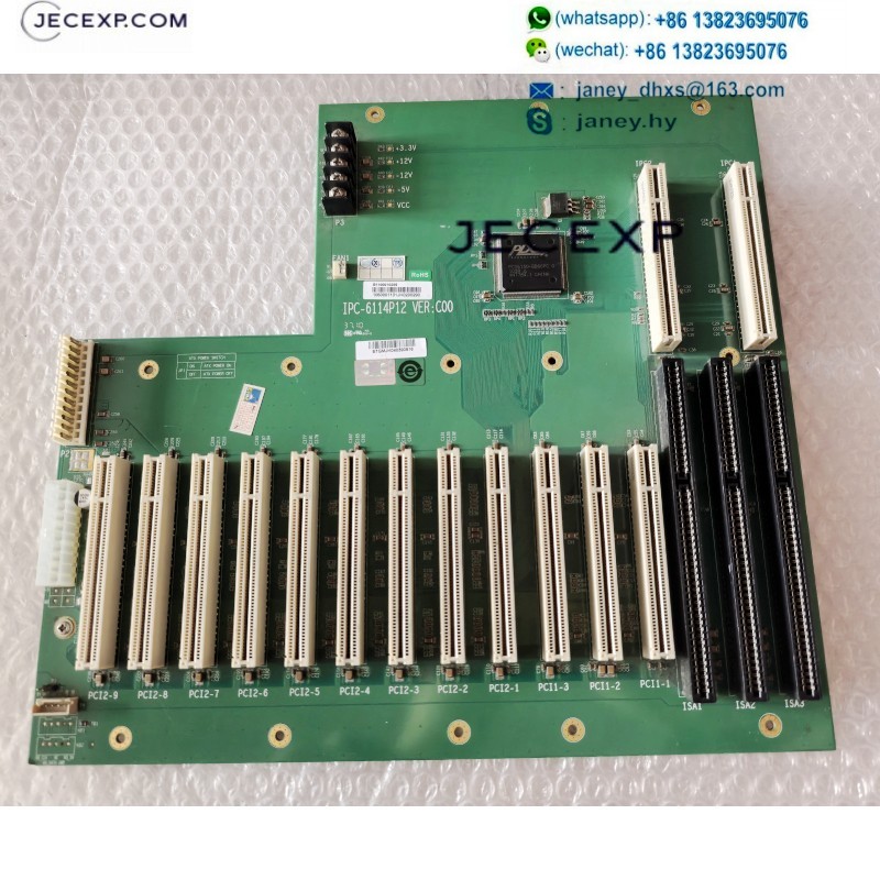 IPC-6114P12 VER: C00 2x PICMG1.0 , 1xISA , 12x PCI Backplane