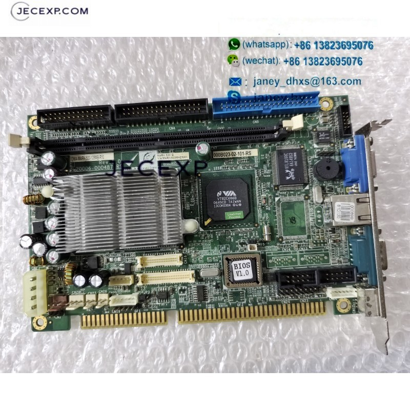 IEI IOWA-MARK-533-128MB-R10 Rev: 1.0 20006-000487-RS Half-size ISA CPU Card single board computer IOWA-MARK 533MHz 128MB Industrial Motherboard