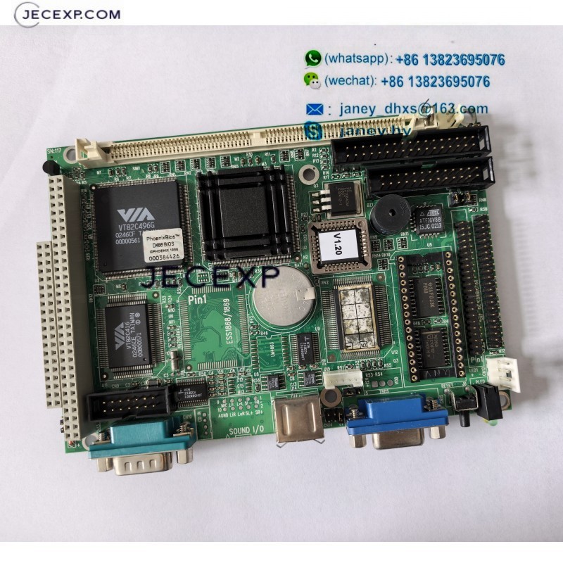 Advantech PCM-4825L PCM-4825 Rev. A1 1906482502 486-Based All-in-one Single Board Computer industrial motherboard
