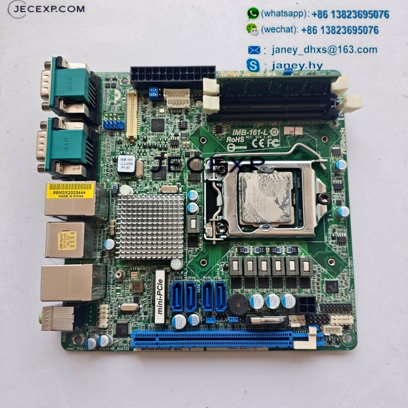 ASROCK IMB-161-L REV. G/A 1.05 Mini-ITX Socket LGA1155 DDR3 Industrial Computer Motherboard