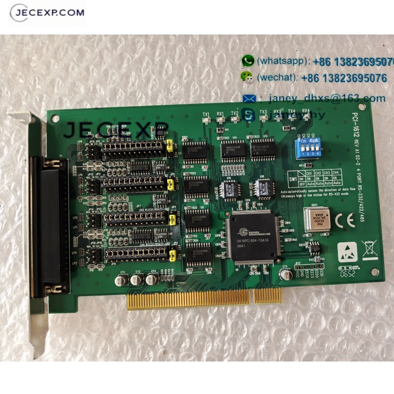 Advantech PCI-1612 REV A1 02-2 4 PORT RS-232/422/485 data acquisition card