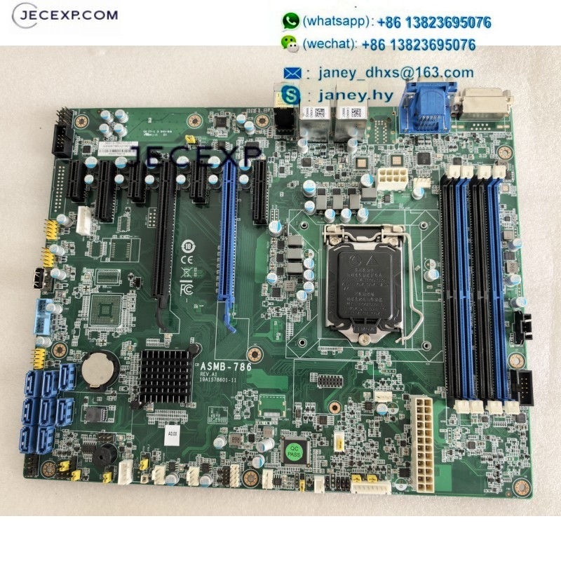 Advantech ASMB-786 REV. A1 19A1S78601-11 ASMB786G21901-T Industrial Motherboard