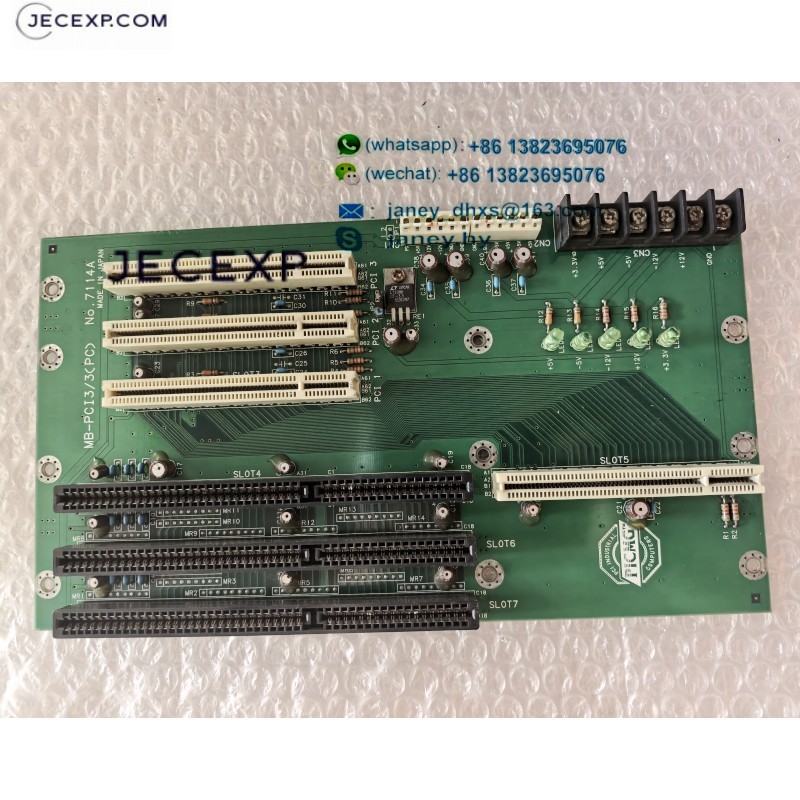 CONTEC MB-PCI3/3(PC) No. 7114A Industrial Backplane Board